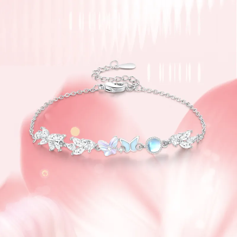 LAOYINFANG 990 Silver Bracelets Women's-1