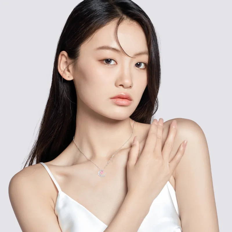 LAOYINFANG 925 Sterling Silver Necklaces Women's-2