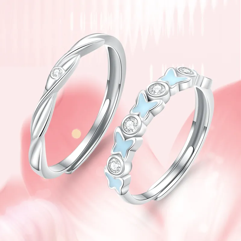 LAOYINFANG S999 Fine Silver Full Silver Ring Unisex-2