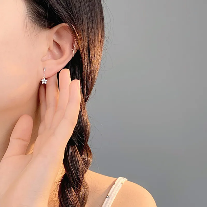 LAOYINFANG S925 Silver Earrings Women's-2