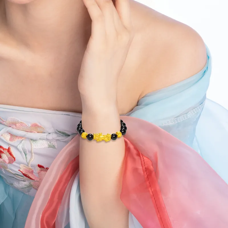 LAOYINFANG Colored Glaze Jade Bracelets Unisex-8