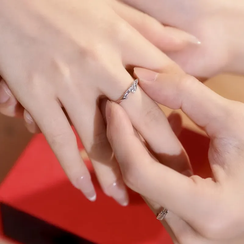 LAOYINFANG 925 Sterling Silver Rings Unisex-1