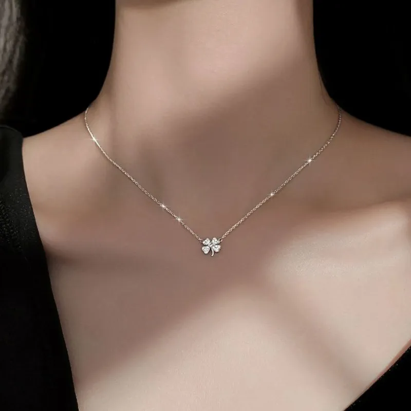 LAOYINFANG Sterling Silver 990 Necklaces Women's-3