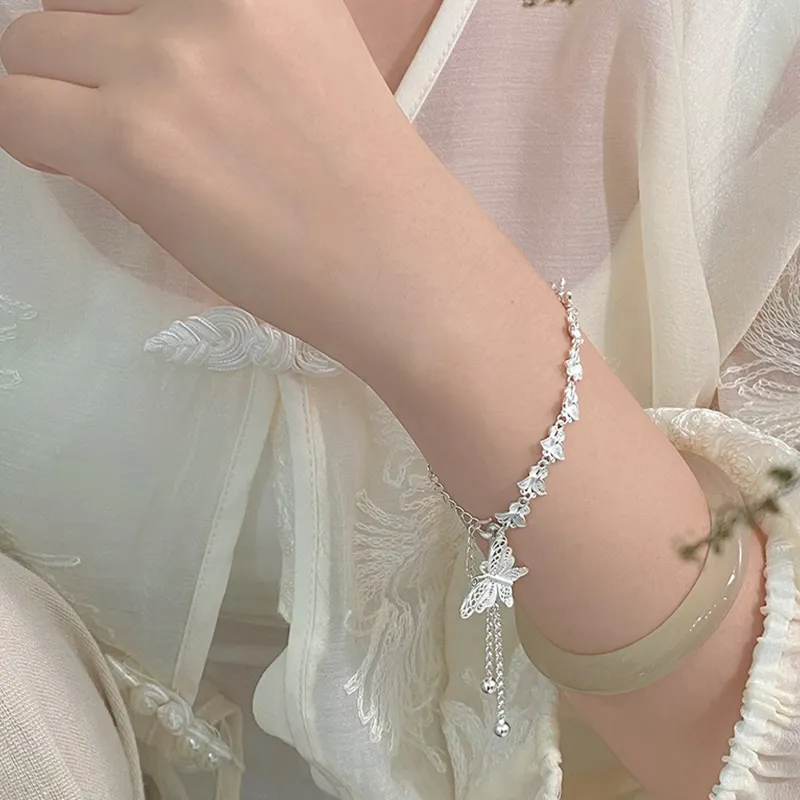 LAOYINFANG 999 Fine Silver Bracelets Women's-3