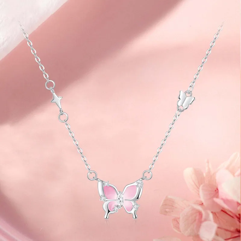 LAOYINFANG S999 Sterling Silver Necklaces Women's-2