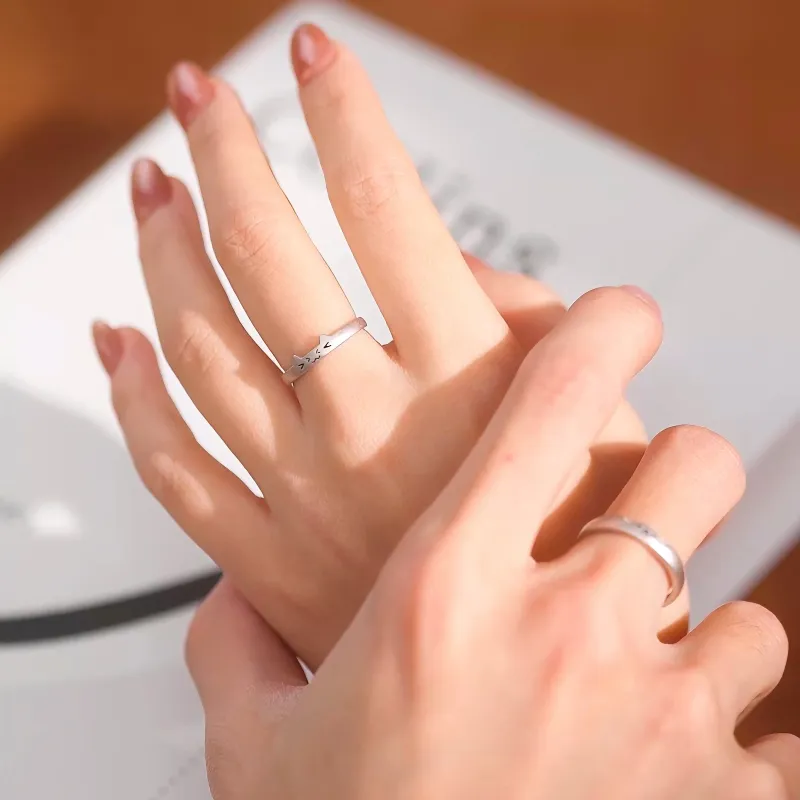 LAOYINFANG Sterling Silver Rings Unisex-3