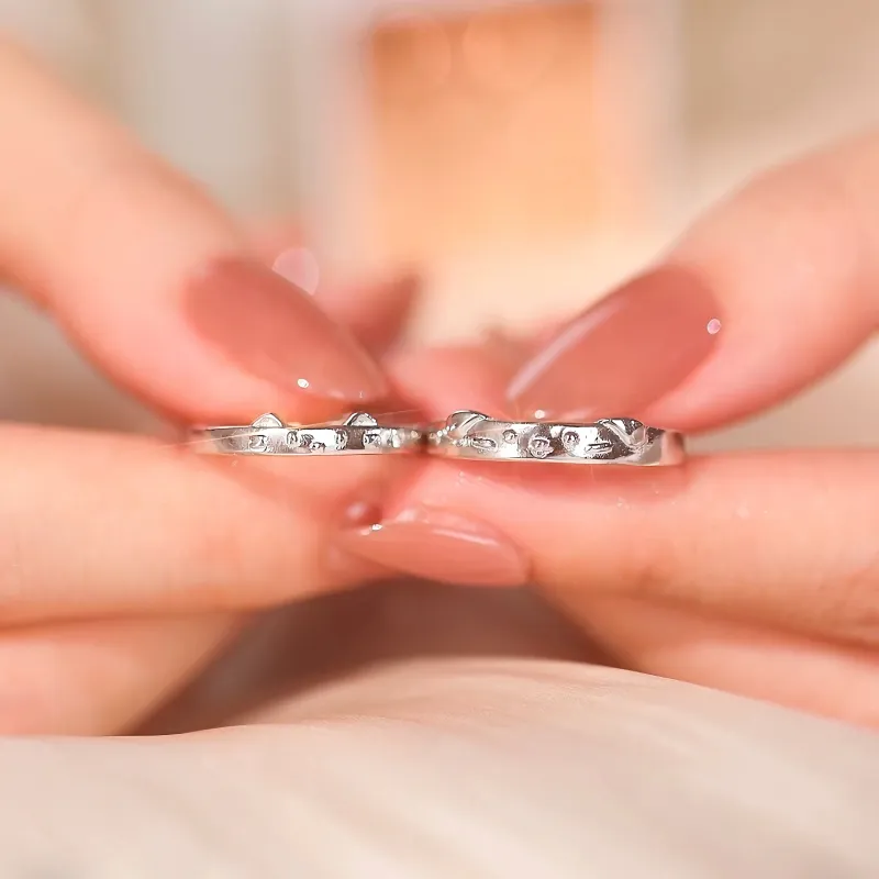 LAOYINFANG Sterling Silver Rings Unisex-1