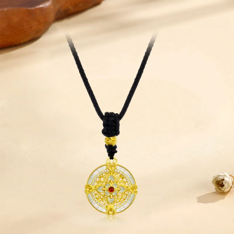 LAOYINFANG 925 Sterling Silver Necklaces Unisex-1