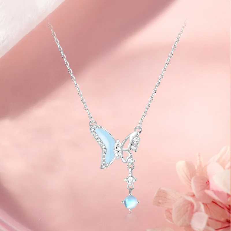 LAOYINFANG S999 Silver Sterling Silver Necklaces Women's-2