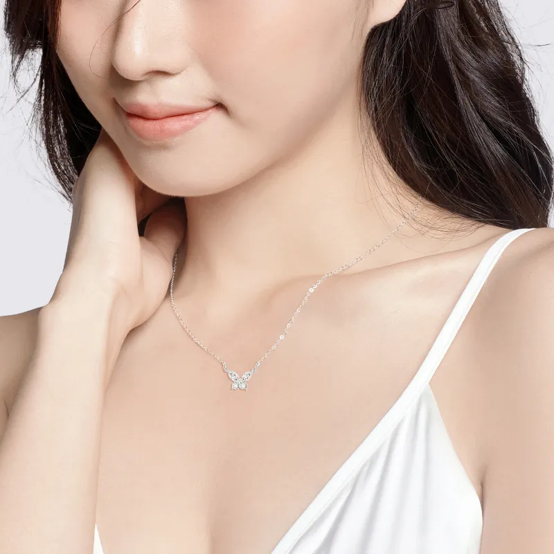 LAOYINFANG Sterling Silver Necklaces Women's-1
