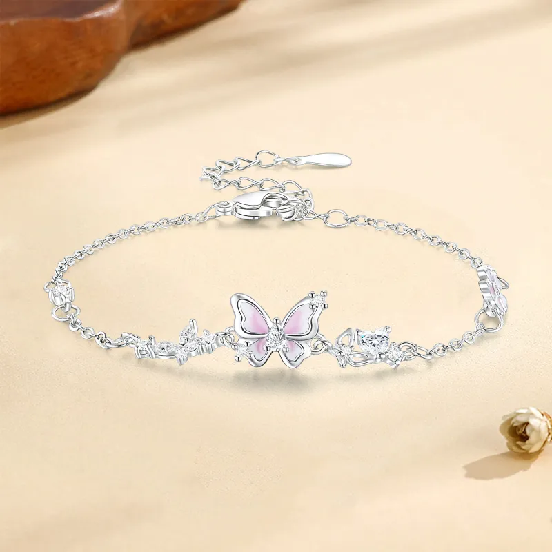 LAOYINFANG S990 Silver Pure Silver Bracelets Women's-2