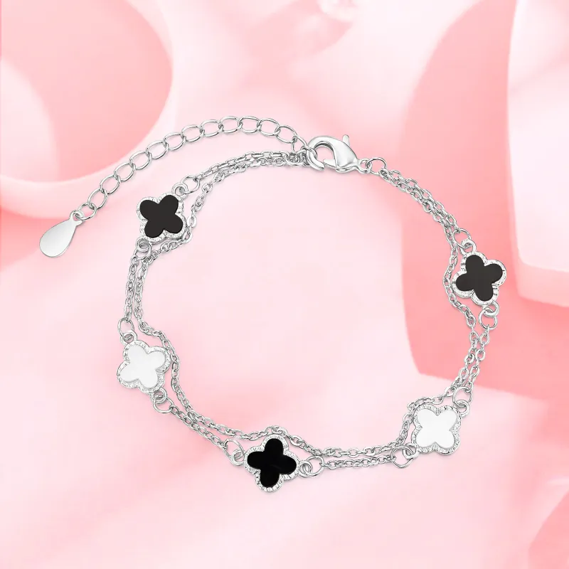 LAOYINFANG Sterling Silver Bracelets Women's-3