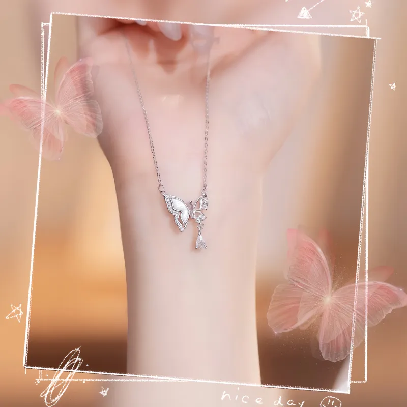 LAOYINFANG 990 Silver Sterling Silver Necklaces Women's-3
