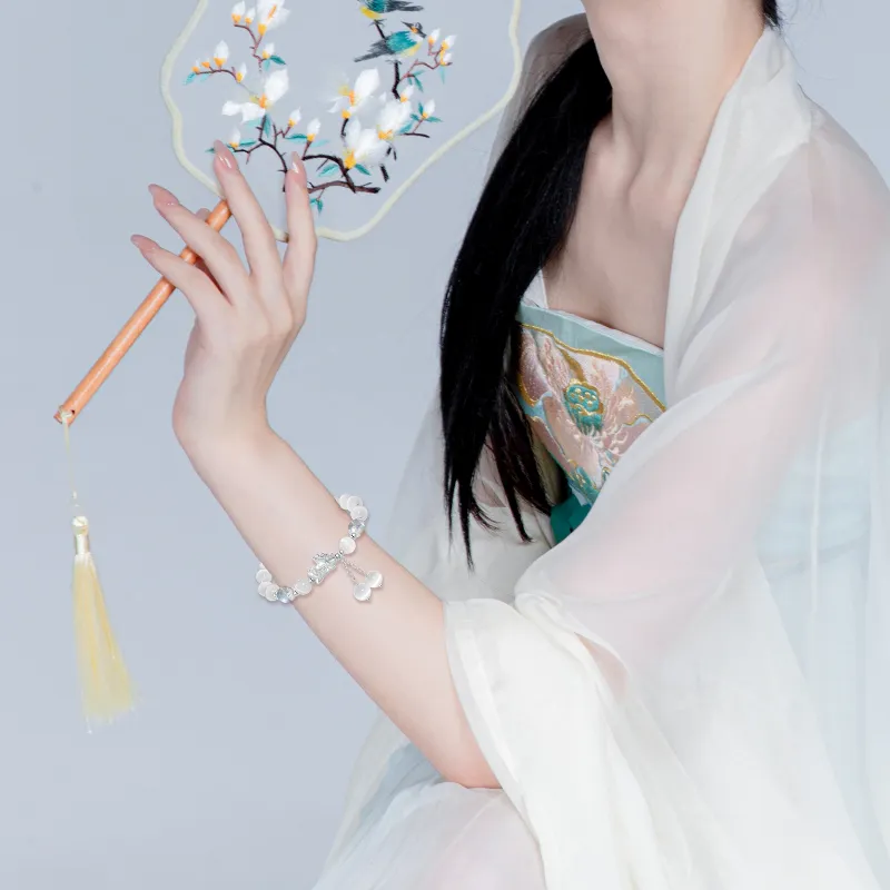 LAOYINFANG Colored Glaze Bracelets Unisex-4