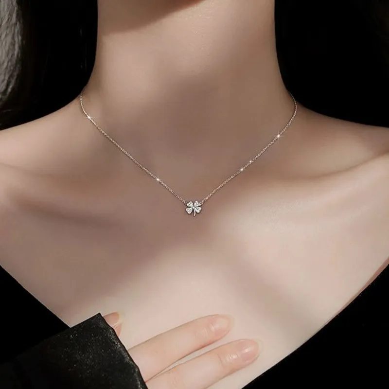 LAOYINFANG Sterling Silver 990 Necklaces Women's-5
