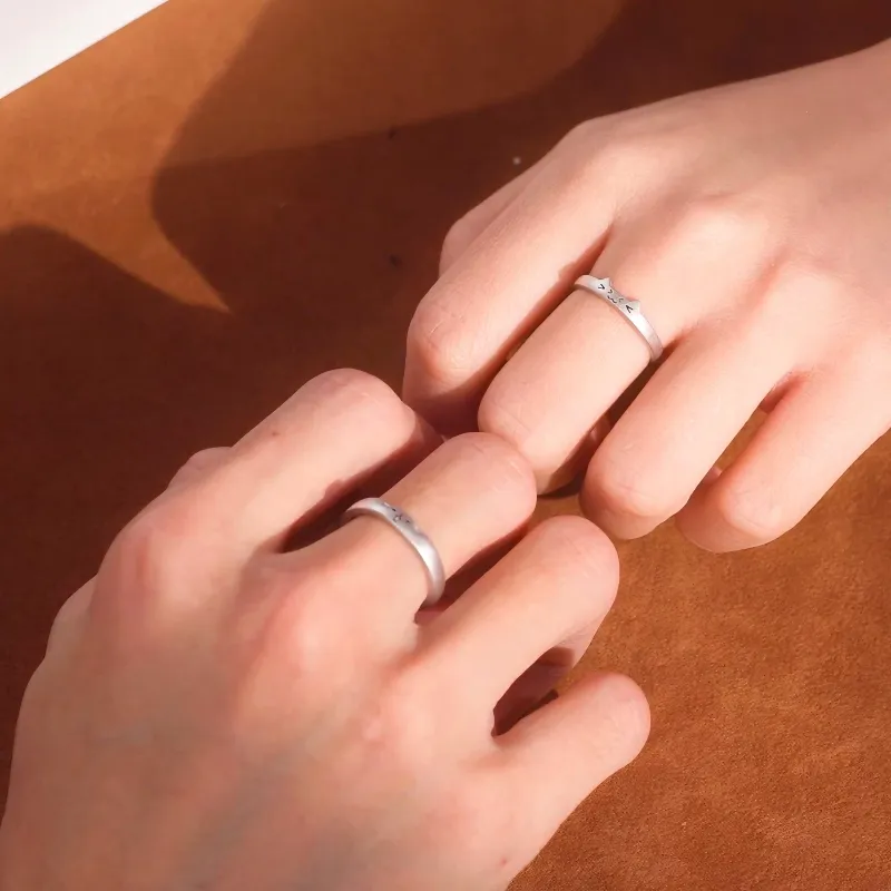 LAOYINFANG Sterling Silver Rings Unisex-6