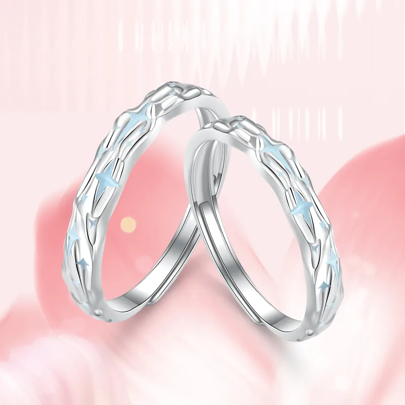 LAOYINFANG S999 Fine Silver Full Silver Ring Unisex-1