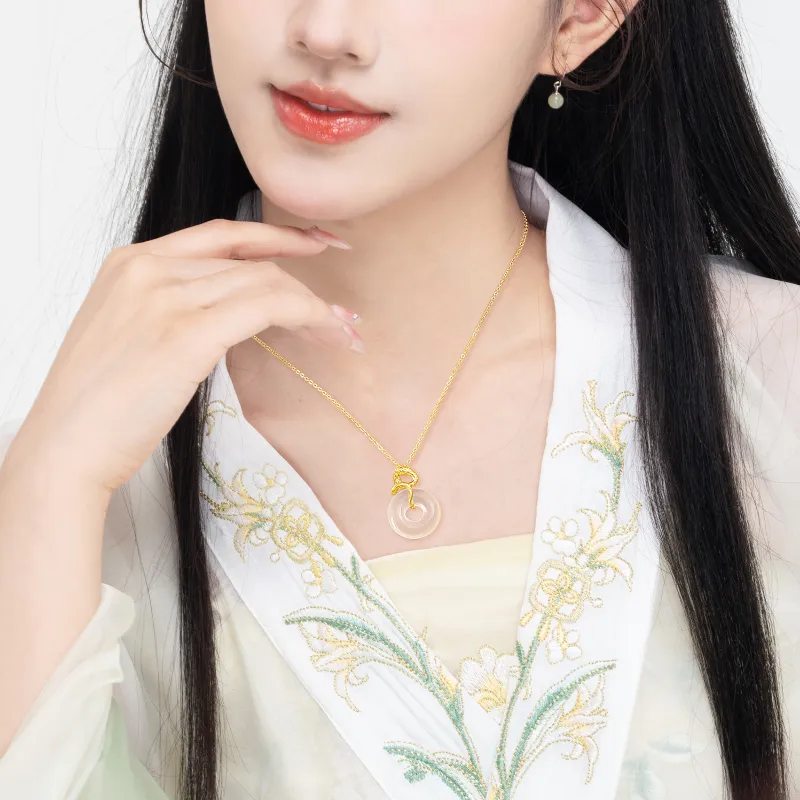 LAOYINFANG 925 Sterling Silver Necklaces Women's-1