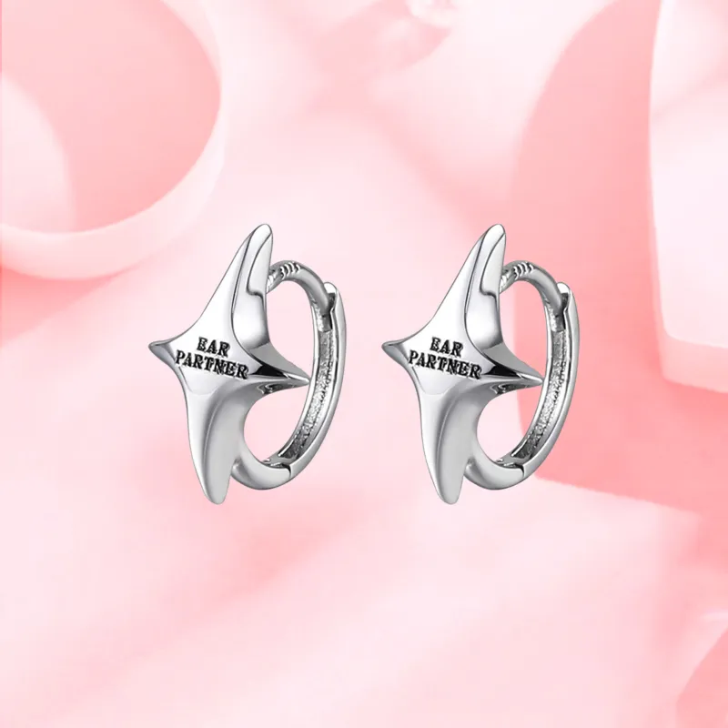 LAOYINFANG S925 Silver Earrings Unisex-4