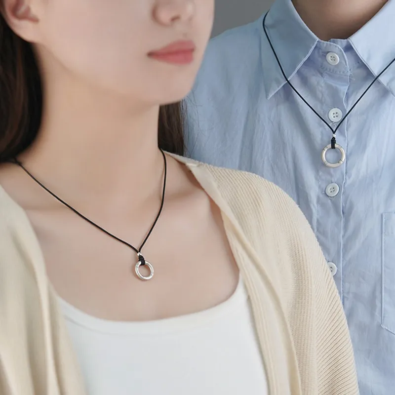 LAOYINFANG Sterling Silver Necklaces Unisex-6