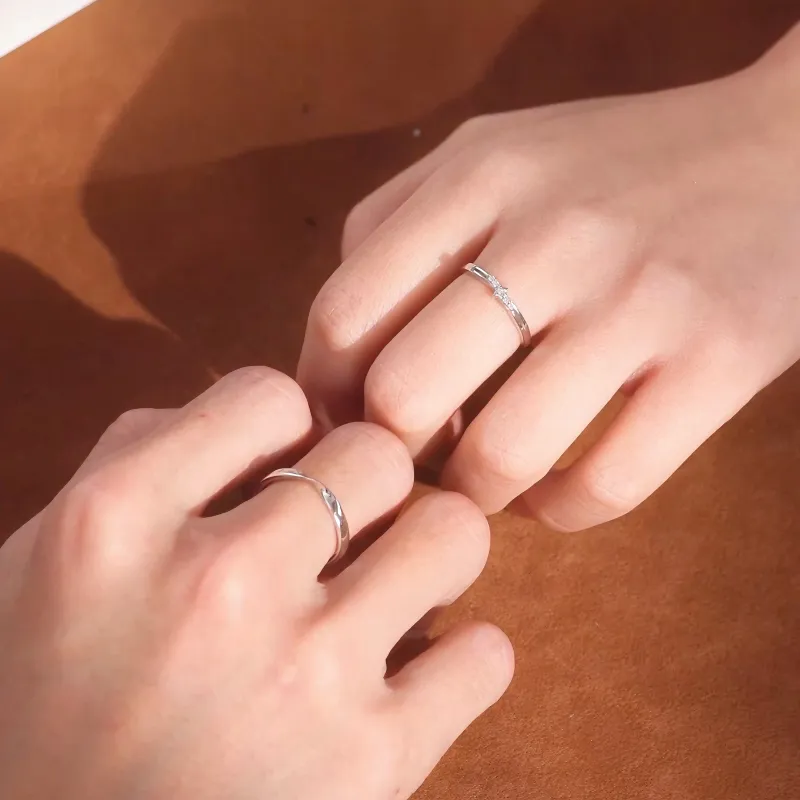 LAOYINFANG Sterling Silver Rings Unisex-5