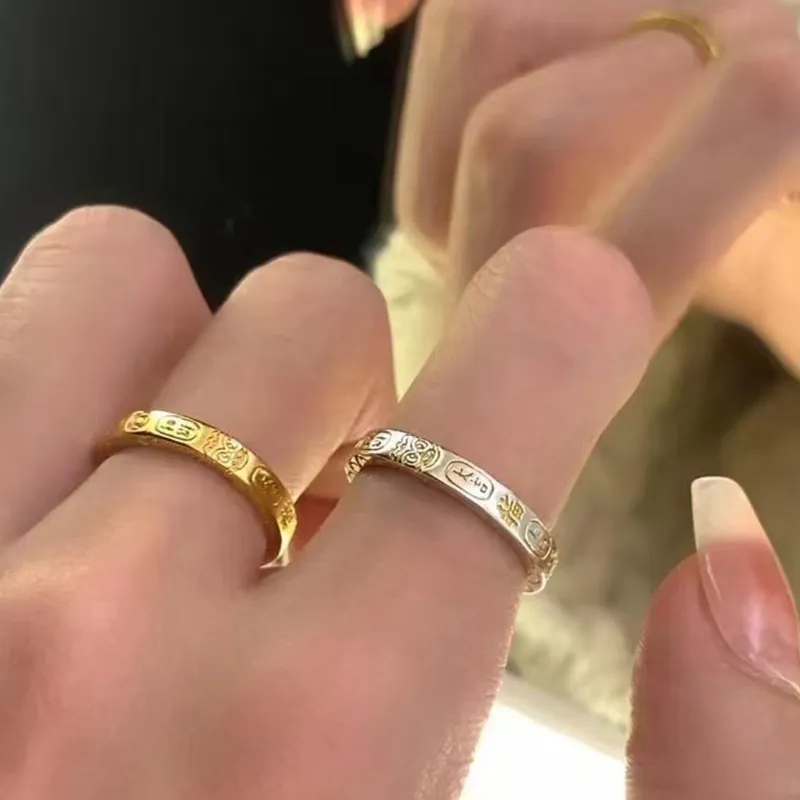 LAOYINFANG S925 Silver Rings Unisex-3