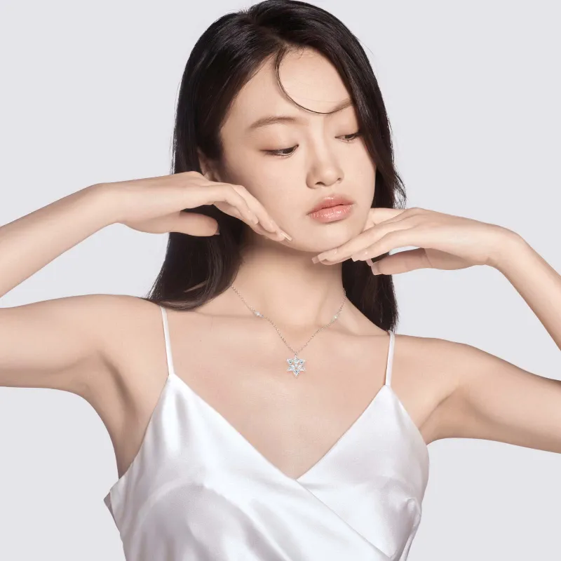 LAOYINFANG 999 Fine Silver Necklaces Women's-2