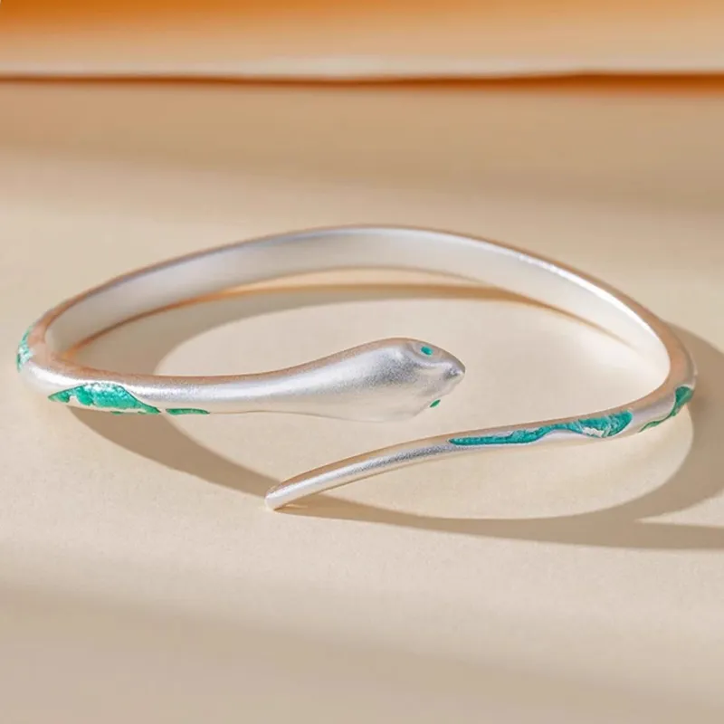 LAOYINFANG 999 Fine Silver Sterling Silver Bracelets Unisex-1