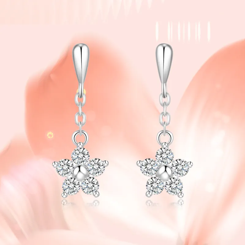 LAOYINFANG S925 Silver Earrings Women's-1