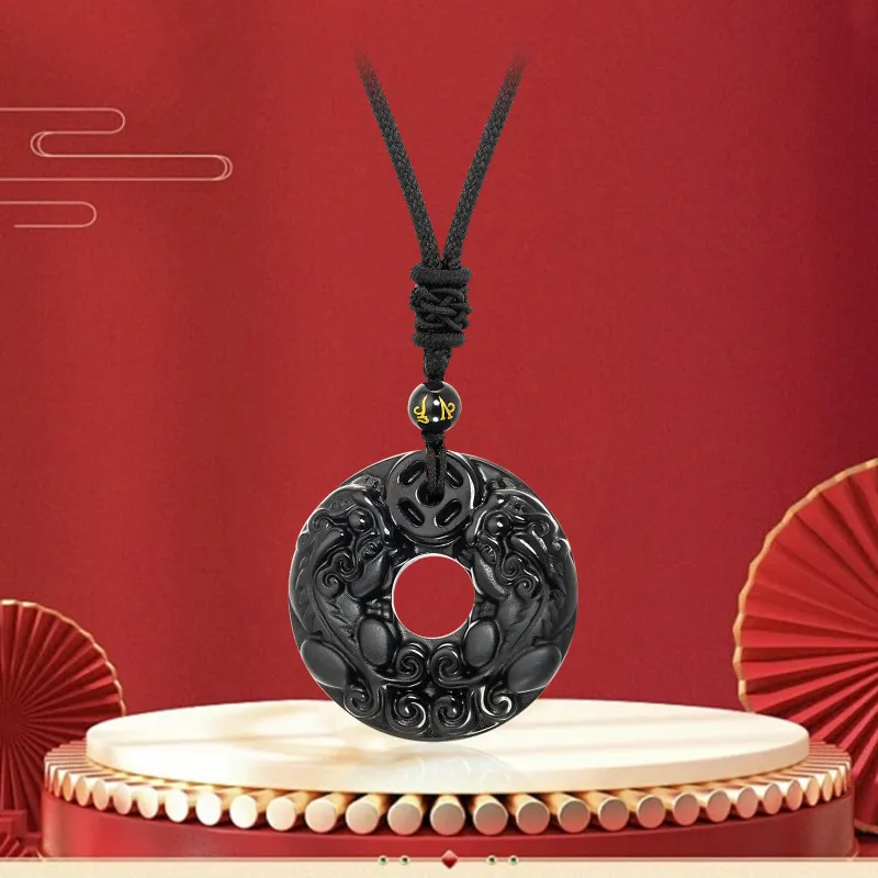 LAOYINFANG Agate Stone Necklaces Unisex-5