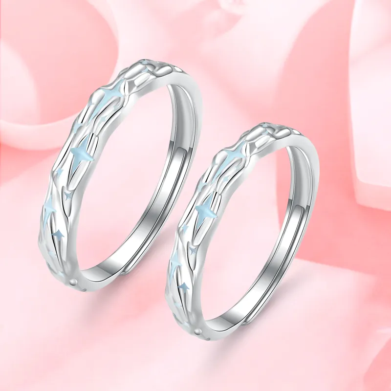 LAOYINFANG S999 Fine Silver Full Silver Ring Unisex-2