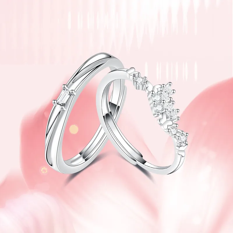 LAOYINFANG Sterling Silver Rings Unisex-1