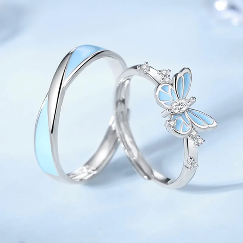 LAOYINFANG 925 Sterling Silver Rings Unisex-3