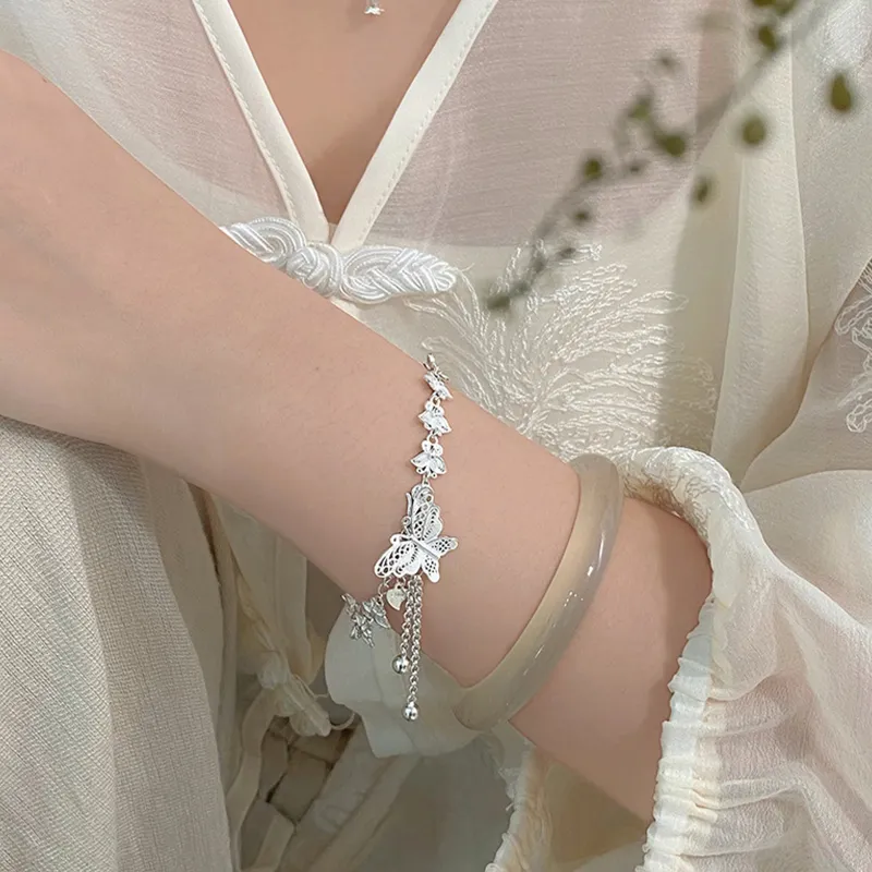 LAOYINFANG 999 Fine Silver Bracelets Women's-2