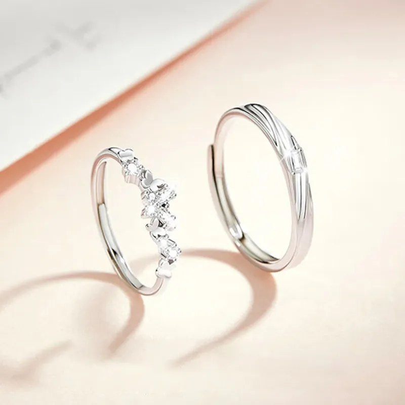 LAOYINFANG Sterling Silver Rings Unisex-5