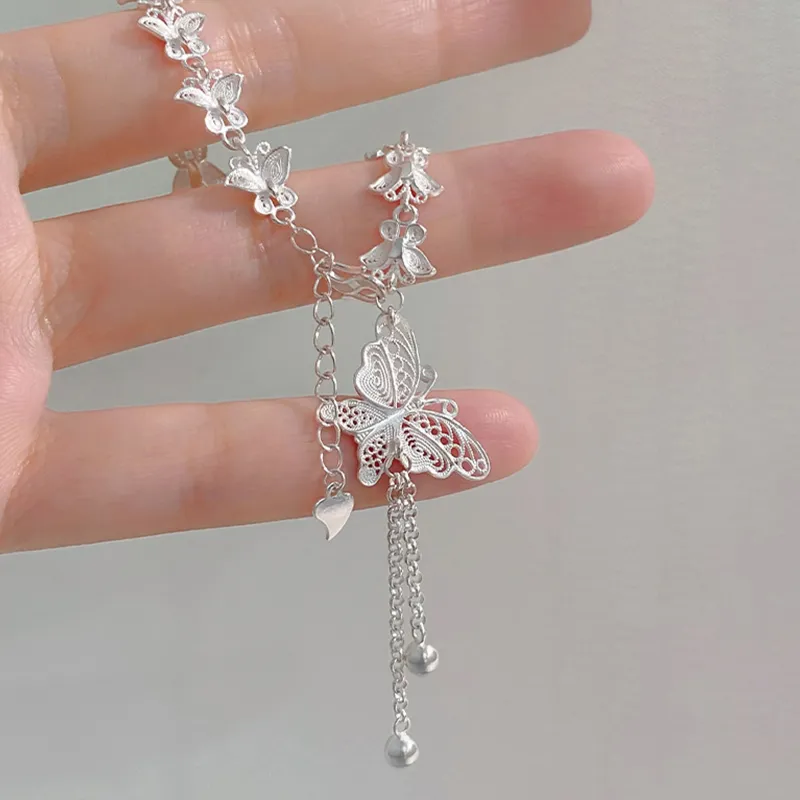 LAOYINFANG 999 Fine Silver Bracelets Women's-1