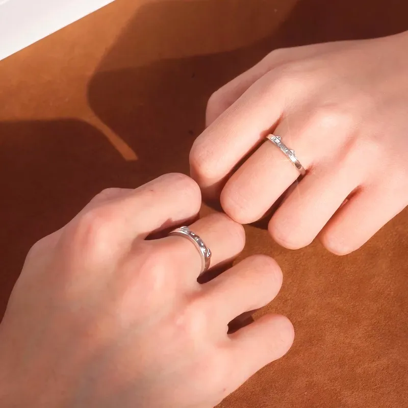 LAOYINFANG Sterling Silver Rings Unisex-6