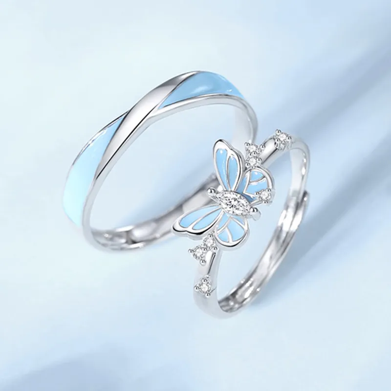 LAOYINFANG 925 Sterling Silver Rings Unisex-4