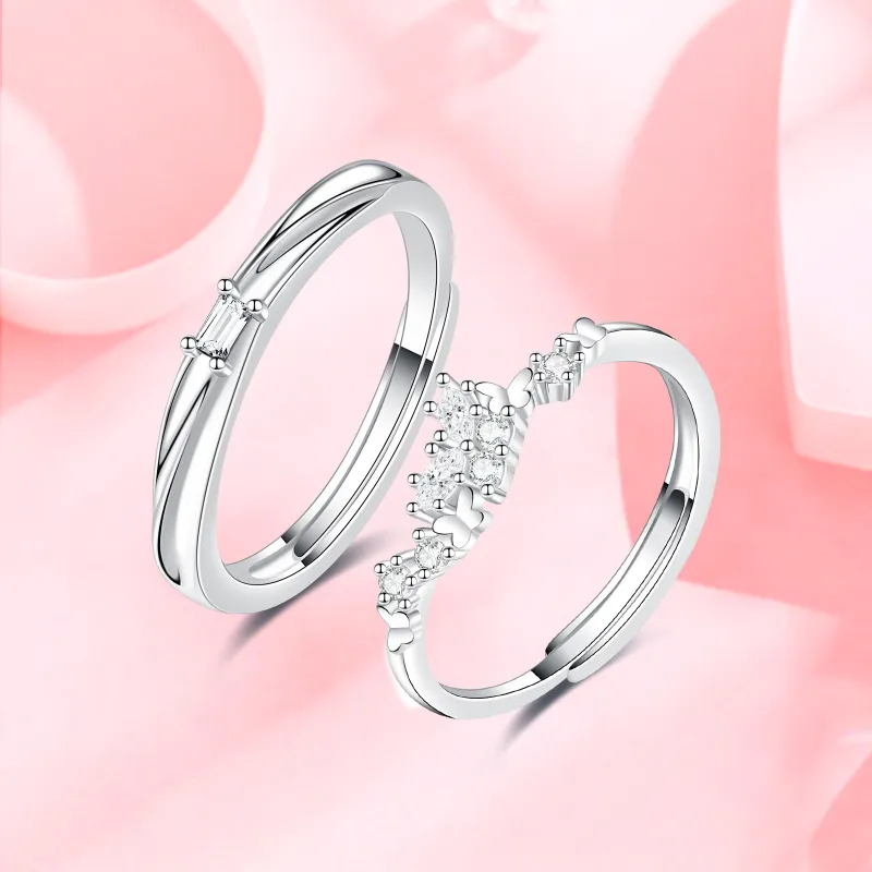 LAOYINFANG Sterling Silver Rings Unisex-3