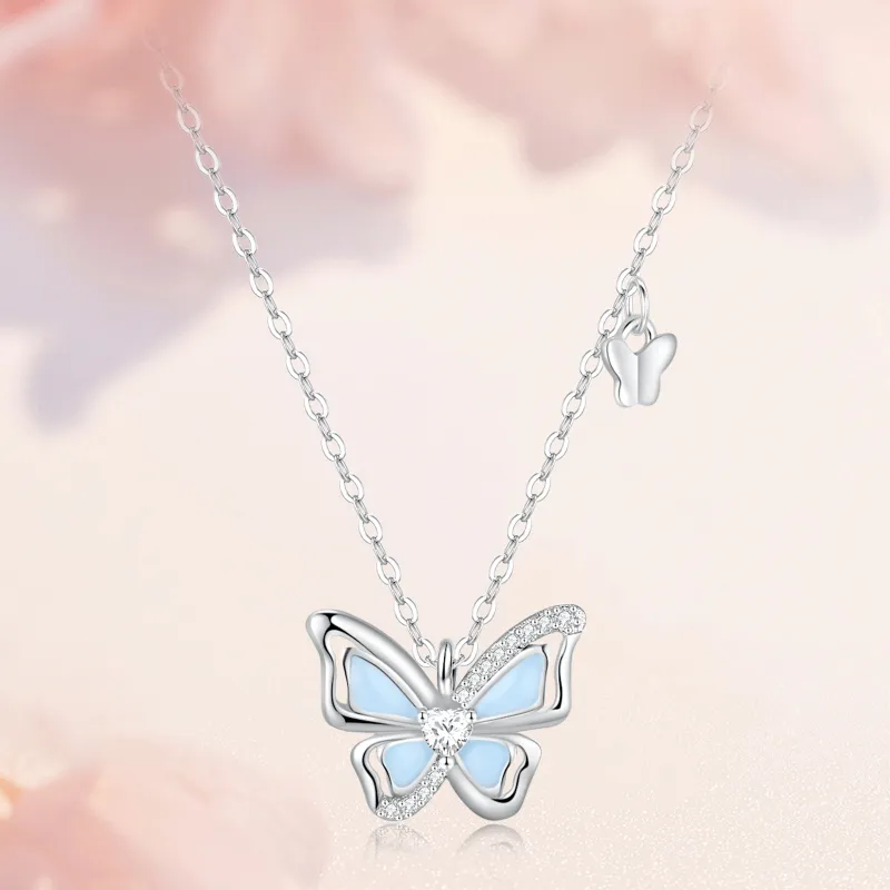 LAOYINFANG Sterling Silver Necklaces Women's-4