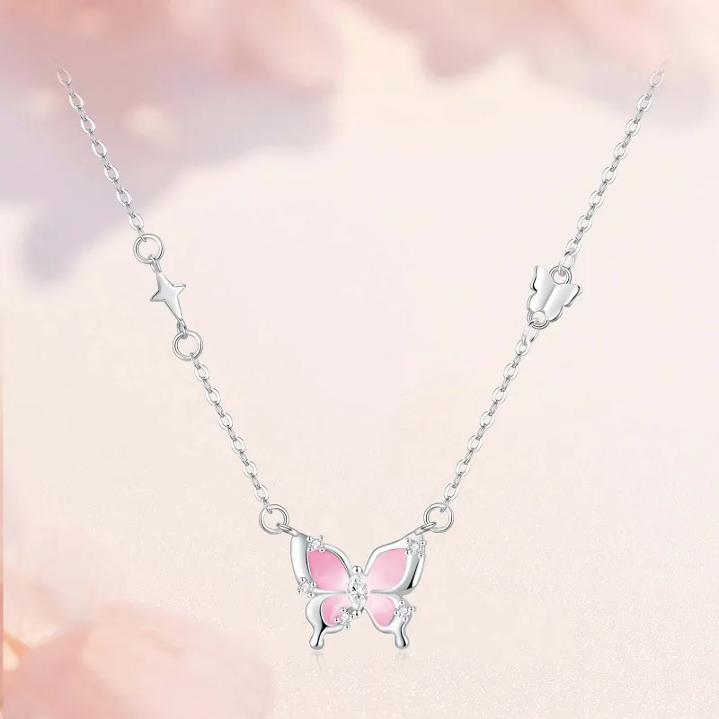 LAOYINFANG S999 Sterling Silver Necklaces Women's-1