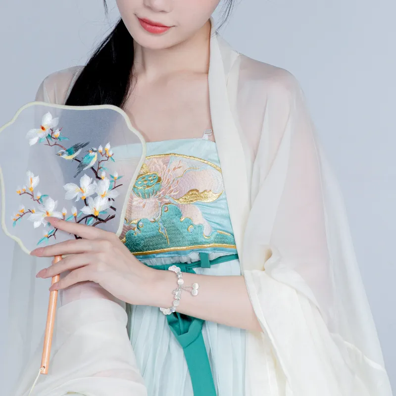 LAOYINFANG Colored Glaze Bracelets Unisex-5