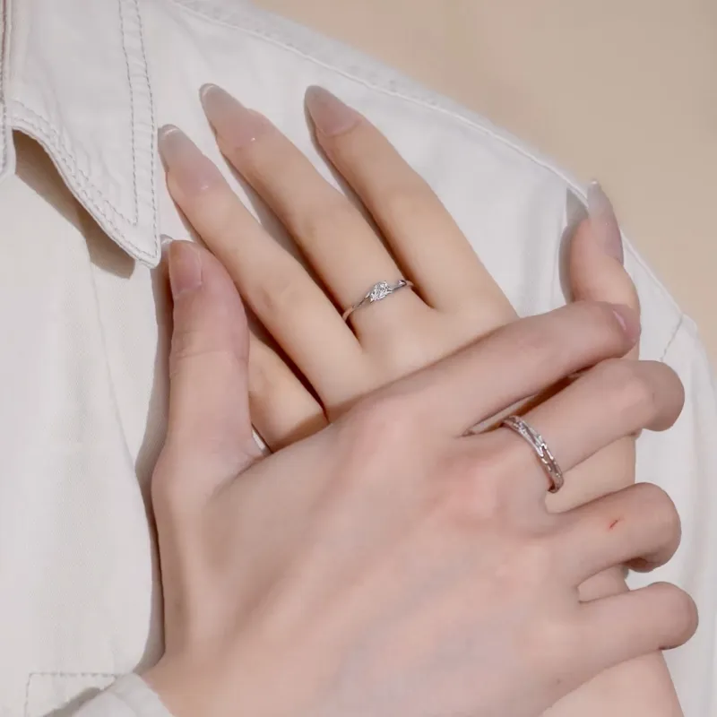 LAOYINFANG 925 Sterling Silver Rings Unisex-3