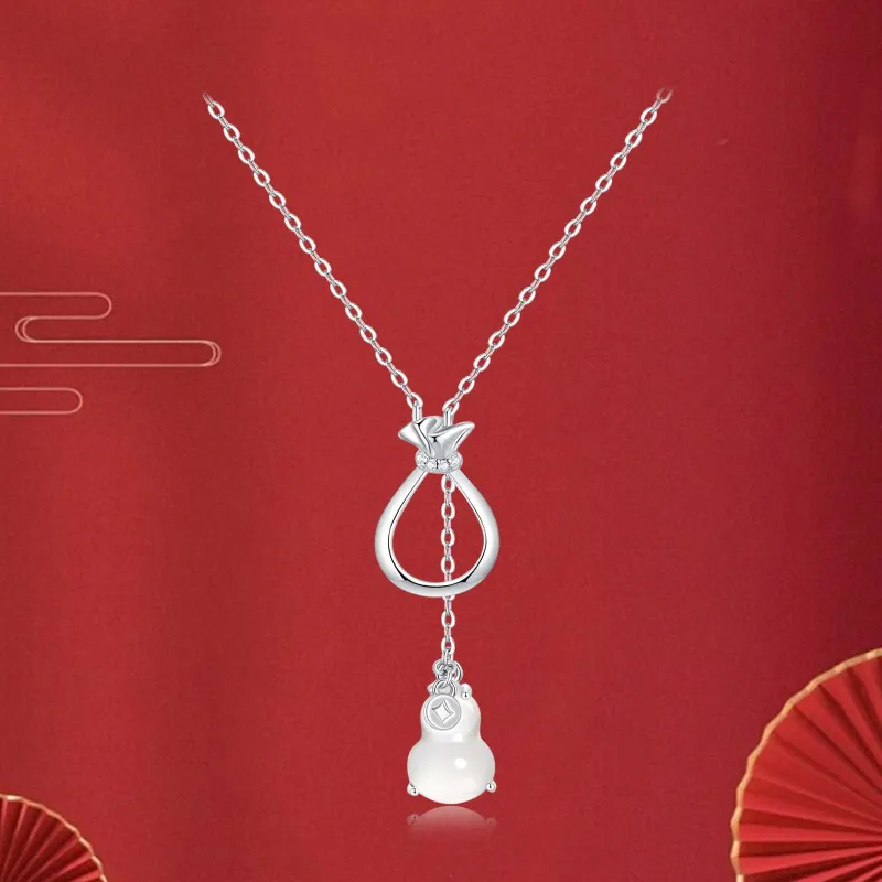 LAOYINFANG 925 Sterling Silver Necklaces Women's-1