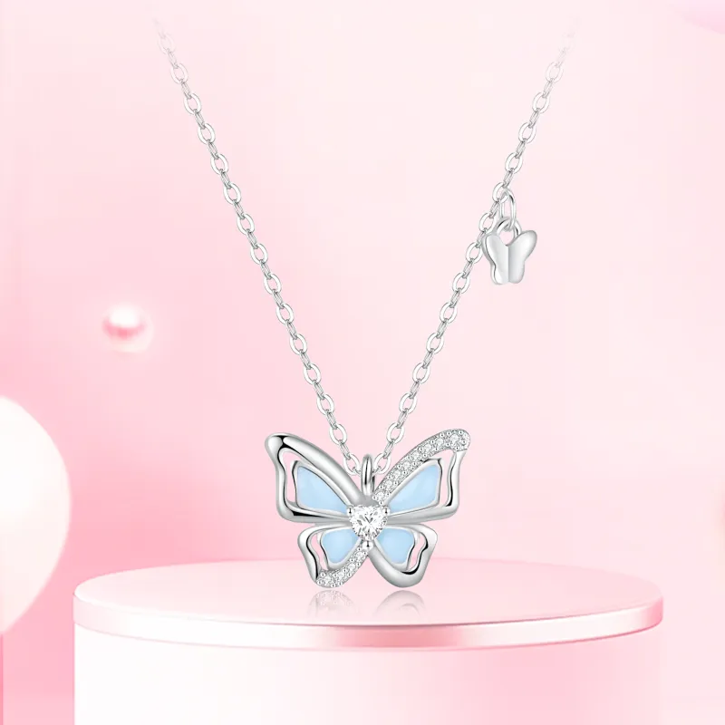 LAOYINFANG Sterling Silver Necklaces Women's-2