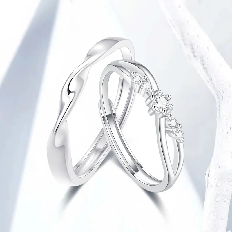 LAOYINFANG Sterling Silver Rings Unisex-3