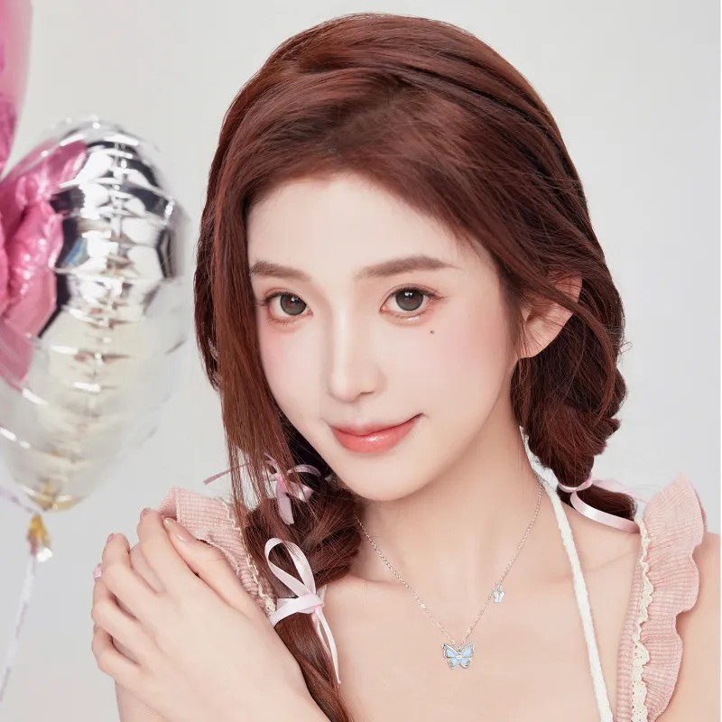 LAOYINFANG Sterling Silver Necklaces Women's-5