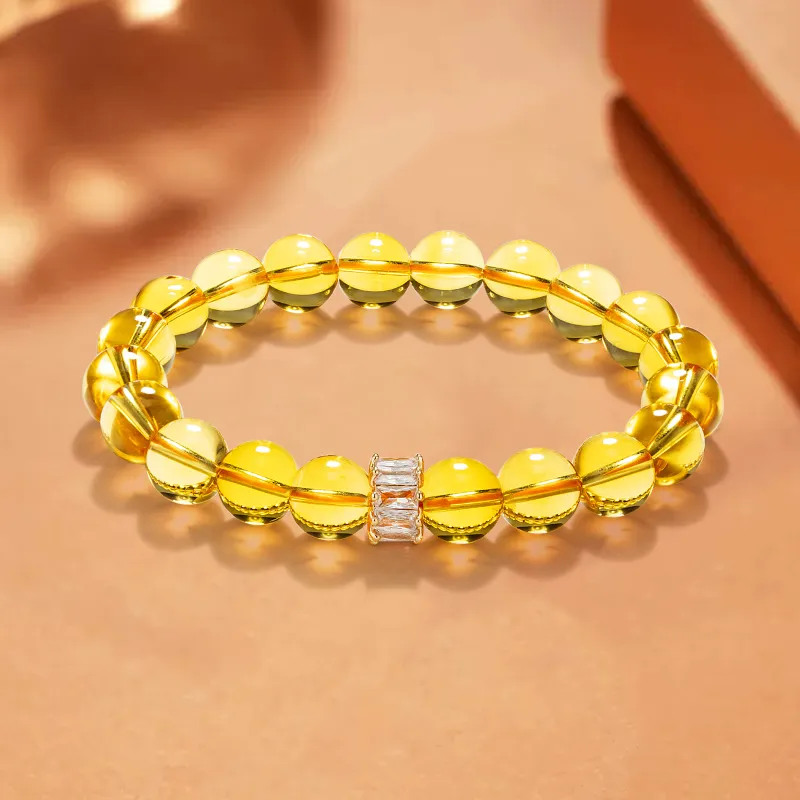 LAOYINFANG Synthetic Citrine Bracelets Women's-1