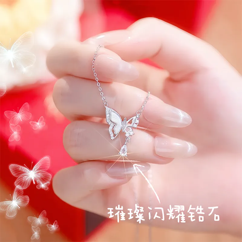LAOYINFANG 990 Silver Sterling Silver Necklaces Women's-2