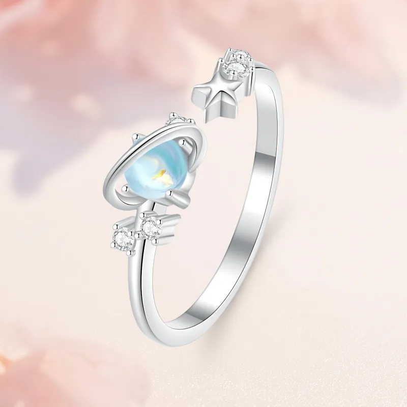 LAOYINFANG S 999 Fine Silver Sterling Silver Rings Women's-4